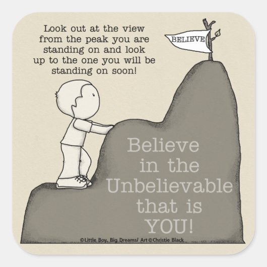 Sticker Carré Point culminant (Devant)