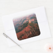 Sticker Carré Point Imperial et Mount Hayden au coucher du solei (Enveloppe)