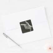 Sticker Carré Pointing (Enveloppe)