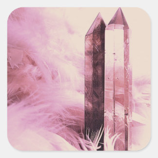 Sticker Carré Points quartz