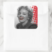 Sticker Carré Points rouges Marilyn (Sac)