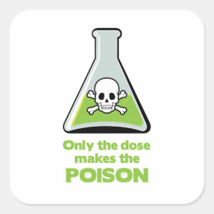 Sticker Carré Poison