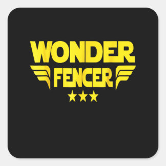 Sticker Carré Poison de Fencing | I Always Win All Match