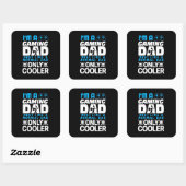 Sticker Carré Poison gamer | I A Gaming Dad (Feuille)