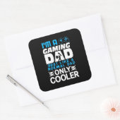 Sticker Carré Poison gamer | I A Gaming Dad (Enveloppe)