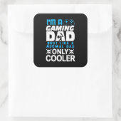 Sticker Carré Poison gamer | I A Gaming Dad (Sac)