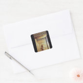 Sticker Carré Poitrine canopique sous forme de coffret (Enveloppe)