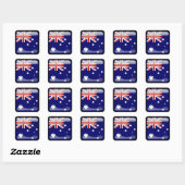 Sticker Carré poli australien (Feuille)