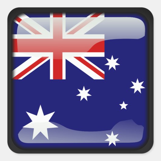 Sticker Carré poli australien (Devant)