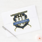 Sticker Carré Police Heraldry Crest (Enveloppe)