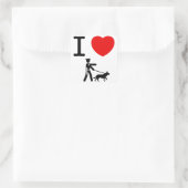 Sticker Carré Police K9 (Sac)