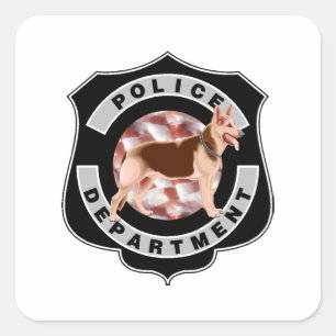 Sticker Carré Police K9