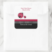 Sticker CARRÉ Polkadot Ladybug Favoriser (Sac)