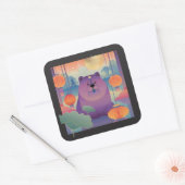 Sticker Carré POLLY PLUM Chow chien (Enveloppe)