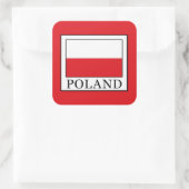 Sticker Carré Pologne (Sac)