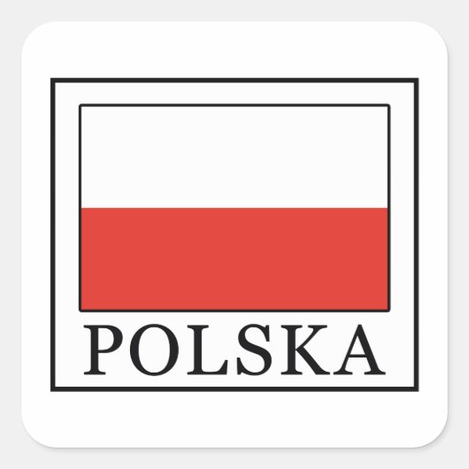 Sticker Carré Polska (Devant)