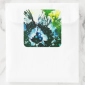 Sticker Carré Polychromoptic #2C par Michael Moffa (Sac)