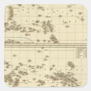 Sticker Carré Polynésie 3