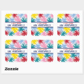 STICKER CARRÉ POM POM (Feuille)