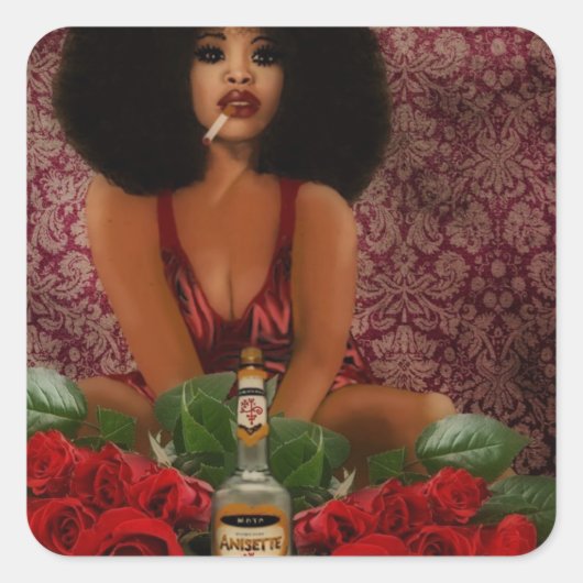 Sticker Carré Pomba Gira (Devant)