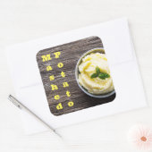 Sticker Carré Pomme de terre purée (Enveloppe)