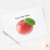 Sticker Carré Pomme rouge (Enveloppe)