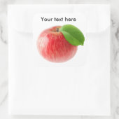 Sticker Carré Pomme rouge (Sac)