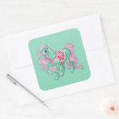 Sticker Carré Poney (Enveloppe)