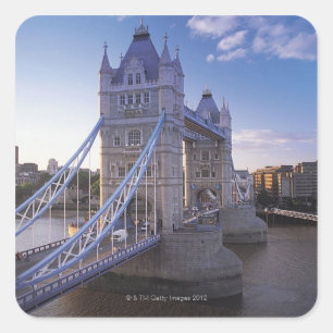 Sticker Carré Pont de tour à Londres