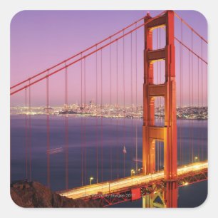 Sticker Carré Pont Golden Gate