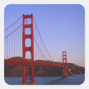 Sticker Carré Pont Golden Gate, San Francisco, Californie, 2