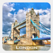 Sticker Carré Pont Tower (Devant)