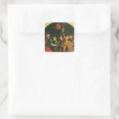 Sticker Carré Pontius Pilate lave ses mains (Sac)