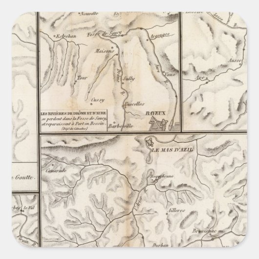 Sticker Carré Ponts naturels (Devant)