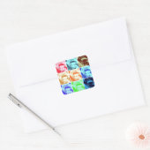 Sticker Carré Pop Art Gorilla (Enveloppe)