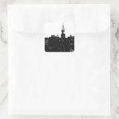 Sticker Carré Pop Art New York Silhouette (Sac)