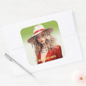 Sticker Carré Pop Culture Signable Ajouter Photo Personnalisée P (Enveloppe)