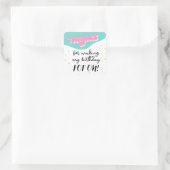 Sticker Carré Pop On Over Anniversaire (Sac)