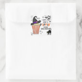 Sticker Carré Popcorn est un truc ou un régal (Sac)