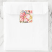 Sticker Carré Poppies douces I (Sac)