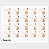 Sticker Carré Popsicle Prêt à Pop Baby shower (Feuille)