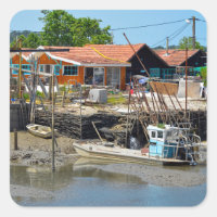 Port de La Teste de Buch en France Carte postale