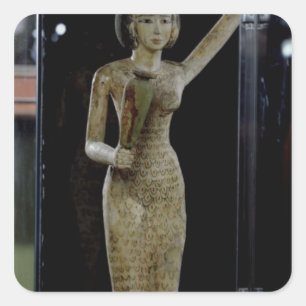 Sticker Carré Porte-offrandes portant une eau