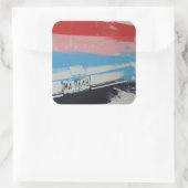 Sticker Carré Porteur multicouleur (Sac)