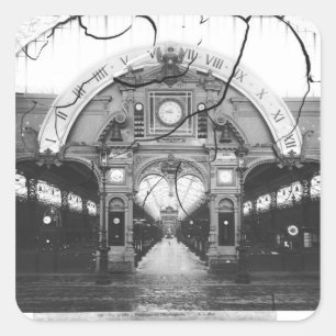 Sticker Carré Portico du pavillon d'horologie