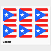 Sticker Carré Porto Rico (Feuille)