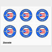 Sticker Carré Porto Rico (Feuille)