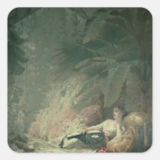 Sticker Carré Portrait d'Adélaïde Maria, comtesse d'Iveagh (Devant)