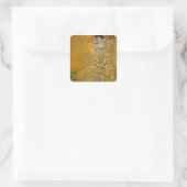 Sticker Carré Portrait d'Adèle Bloch-Bauer I de Gustav Klimt (Sac)