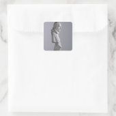 Sticker Carré Portrait d'Alessandro (Sac)